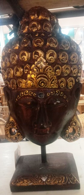 Stick Buddha statue
